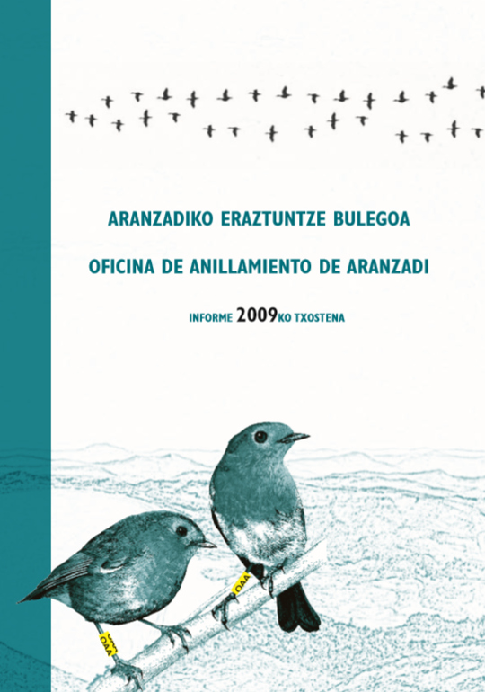eraztunketa txostenaren estalkia 2009 eraztunketa txostenaren estalkia 2009
