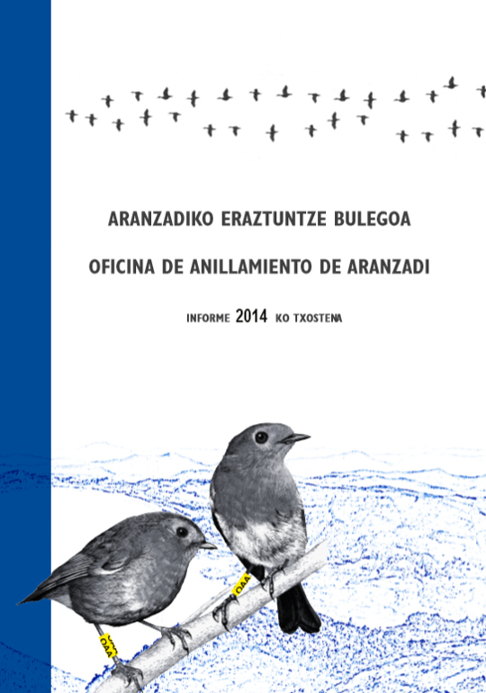 eraztunketa txostenaren estalkia 2014 eraztunketa txostenaren estalkia 2014