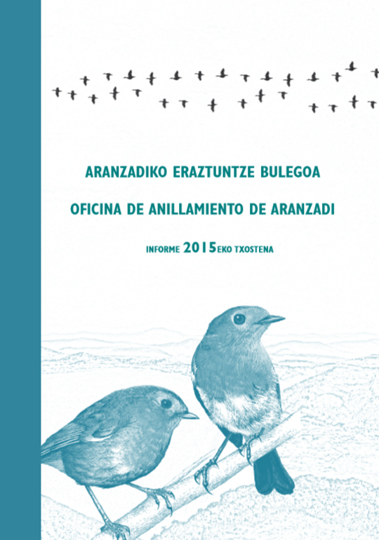 eraztunketa txostenaren estalkia 2015 eraztunketa txostenaren estalkia 2015