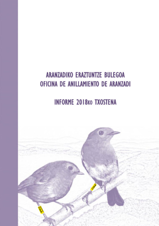 eraztunketa txostenaren estalkia 2017 eraztunketa txostenaren estalkia 2018