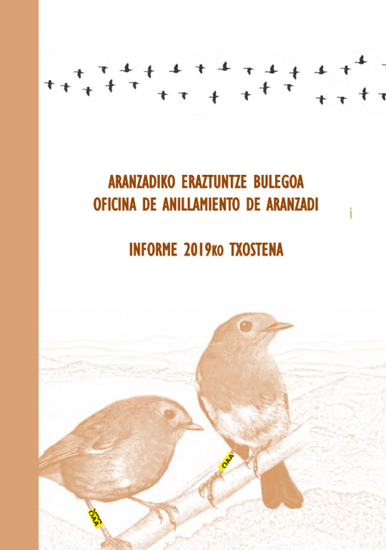 eraztunketa txostenaren estalkia 2019 eraztunketa txostenaren estalkia 2019