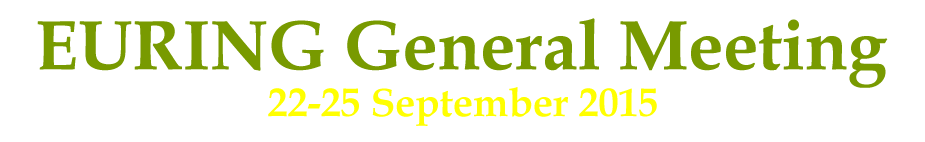 EURING General Meeting. 23-24 September 2015