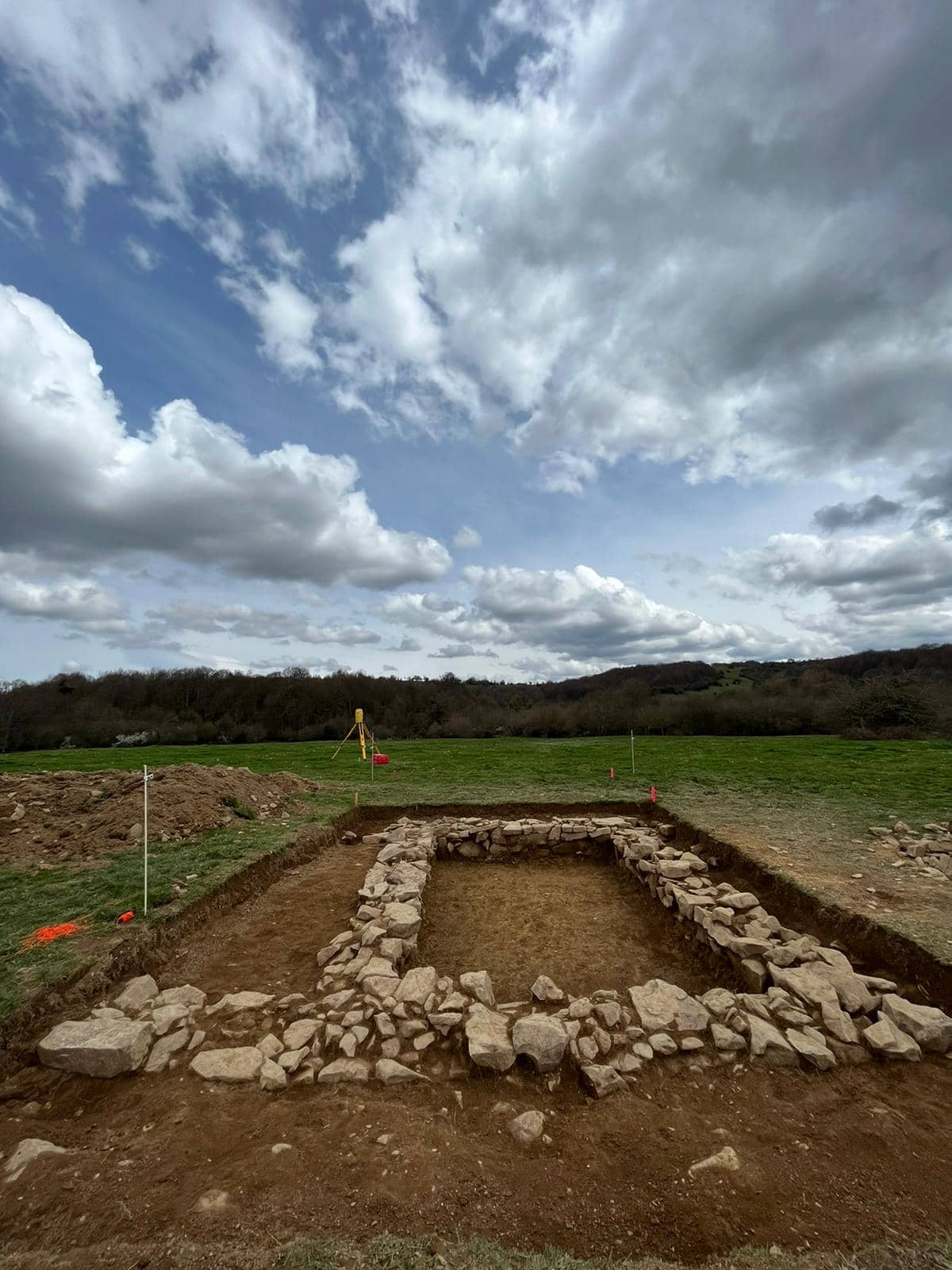 Trabajos de excavación en Zaldua