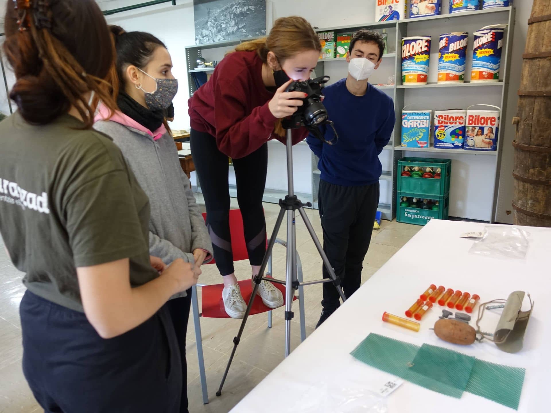 En el laboratorio de etnografia 3